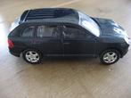 blauwe Porsche Cayenne Turbo van Joycity , 1/43, Hobby en Vrije tijd, Modelauto's | 1:43, Verzenden, Gebruikt, Auto, Overige merken