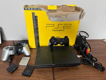 Ps2 Slim incl doos en controller en games beschikbaar voor biedingen