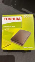 Toshiba Canvio Basics 500GB NIEUW, Computers en Software, Harde schijven, Ophalen, Toshiba, HDD, Nieuw