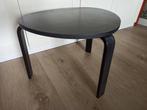 IKEA Svalsta bijzettafel zwart, Minder dan 55 cm, Gebruikt, Rond, Ophalen