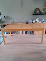 Eettafel uitschuifbaar, Huis en Inrichting, Tafels | Sidetables, Ophalen, Overige materialen, Gebruikt, 75 cm of meer