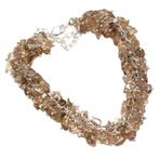 Armband  topaas, Bruin, Verzenden, Nieuw, Met edelsteen