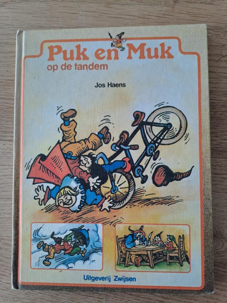 PUK EN MUK OP DE TANDEM. HARDCOVER 1979. JOS HAES., Boeken, Kinderboeken | Jeugd | onder 10 jaar, Gelezen, Jos Haes, Fictie algemeen