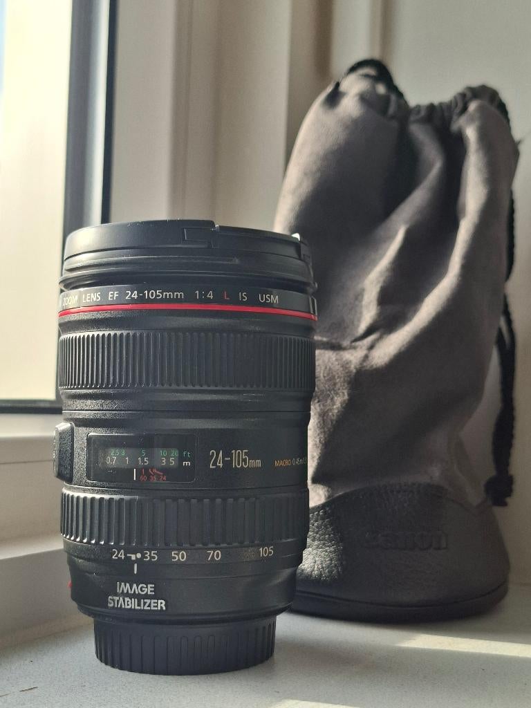 Canon ef 24-105mm L IS USM, Ophalen of Verzenden, Zo goed als nieuw, 50 tot 60 mm, Overige typen