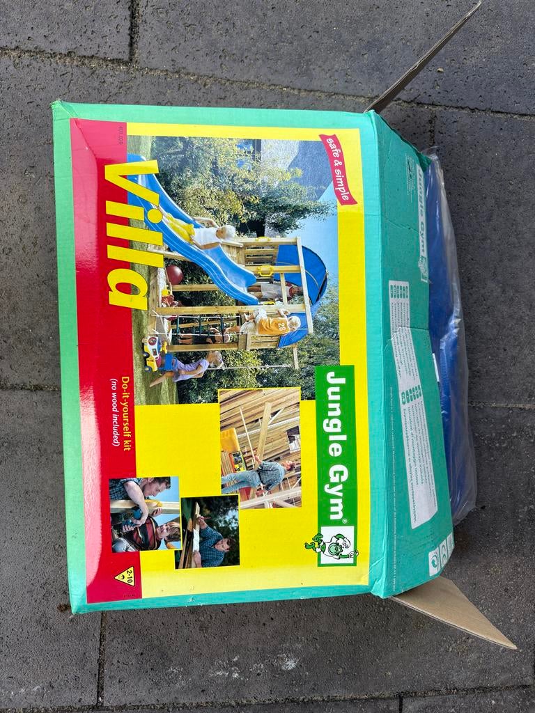 Jungle Gym Villa Speeltoestel - Excl. hout en glijbaan, Ophalen, Nieuw, Overige typen
