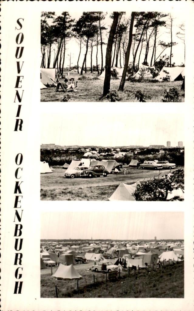 Ockenburgh - Camping - Tentenkamp, Verzamelen, Ansichtkaarten | Nederland, Gelopen, Zuid-Holland, 1960 tot 1980, Ophalen of Verzenden