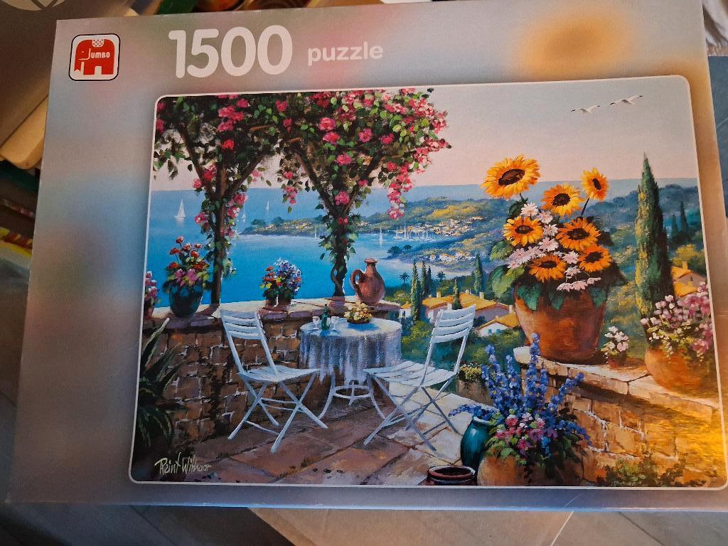 Legpuzzel 1500 stukjes, Ophalen, 500 t/m 1500 stukjes, Zo goed als nieuw, Legpuzzel