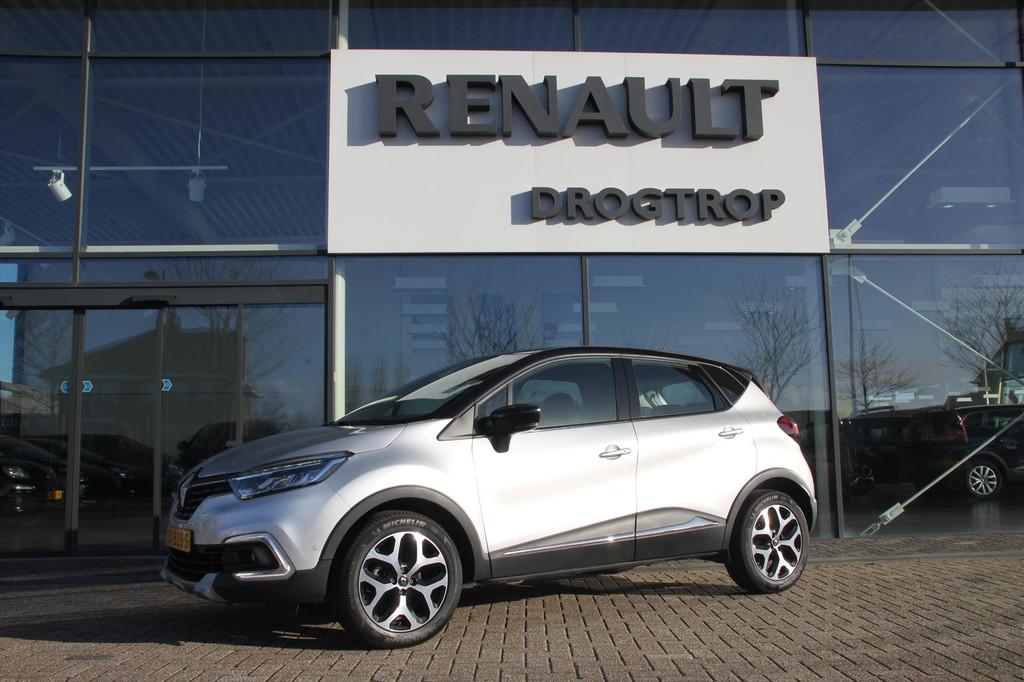 Renault Captur 90PK-INTENS-116DKM-NAVI-CLIMA-CAMERA-LMV-PDC-, Auto's, Renault, Voorwielaandrijving, 898 cc, Stof, Gebruikt