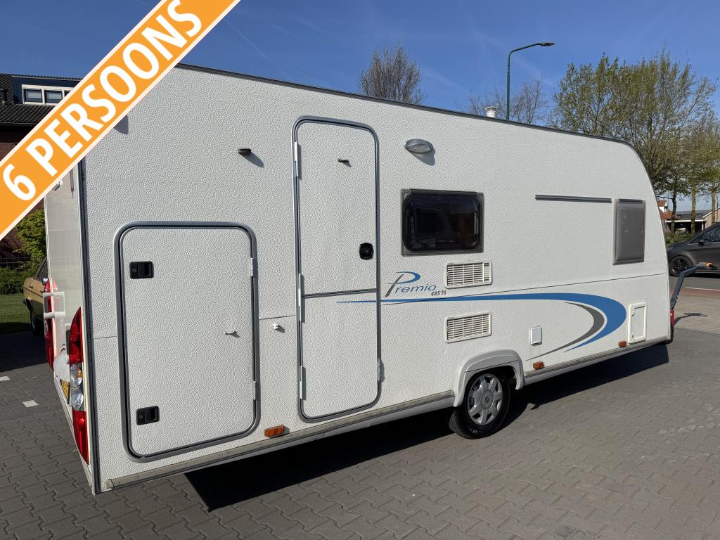 Bürstner Premio 485 TK / 6 persoons / voortent / st, Schokbreker, Overige typen, Bedrijf, Treinzit