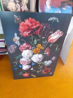 Schilderij bloemstilleven 90bij60 voor 10 euro OPHALEN., Ophalen, 50 tot 75 cm, Zo goed als nieuw, Schilderij