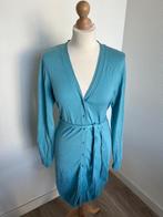 King Louie maat L turquoise lang vest 351, Blauw, Maat 42/44 (L), Ophalen of Verzenden, Zo goed als nieuw