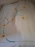 vintage sprei  2 persoons wit, Ophalen of Verzenden, Gebruikt