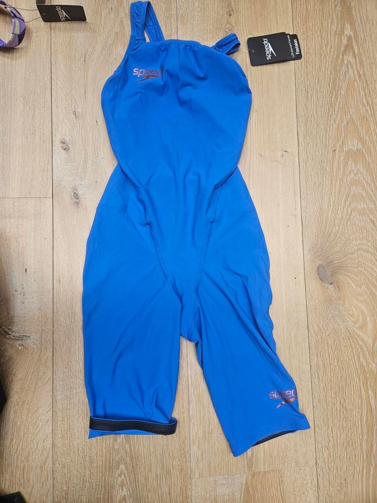 Speedo wedstrijdbadpak, nieuw met prijskaartje, Blauw, Badpak, Zo goed als nieuw, Speedo