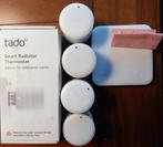 Tado Slimme Thermostaat V3+ met 4 Slimme Radiatorknoppen, Ophalen of Verzenden, Slimme thermostaat, Zo goed als nieuw
