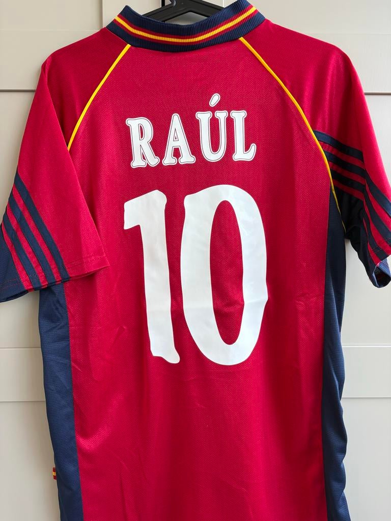 Raul WK 1998 Spanje Adidas Large real schalke ajax az psv, Maat L, Ophalen of Verzenden, Nieuw, Shirt