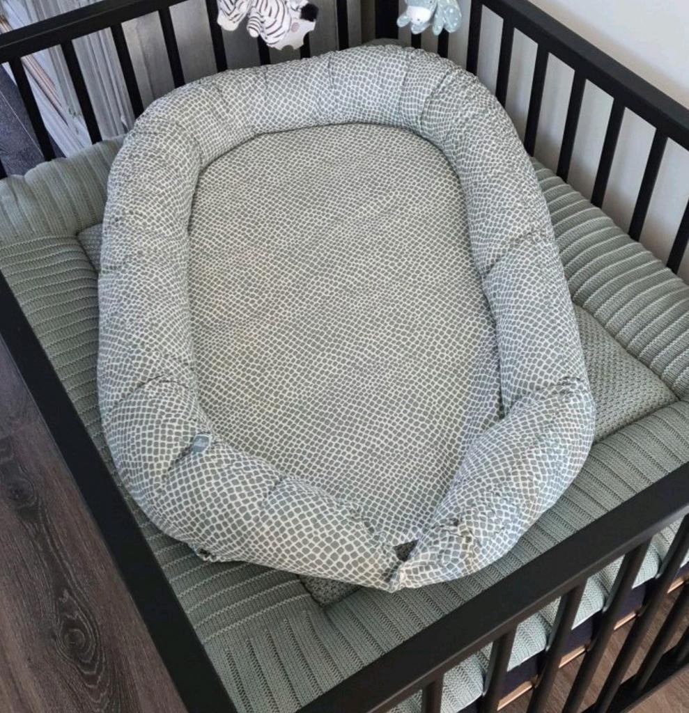 Zwarte Bopita box met toebehoren, Kinderen en Baby's, Boxen, Ophalen, Zo goed als nieuw, Rechthoekig, Boxkleed