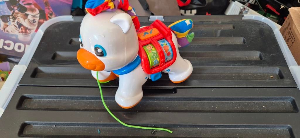 Baby Clementoni Trekpaardje - Zo goed als nieuw, Ophalen of Verzenden, Zo goed als nieuw, Overige typen, Met wieltjes