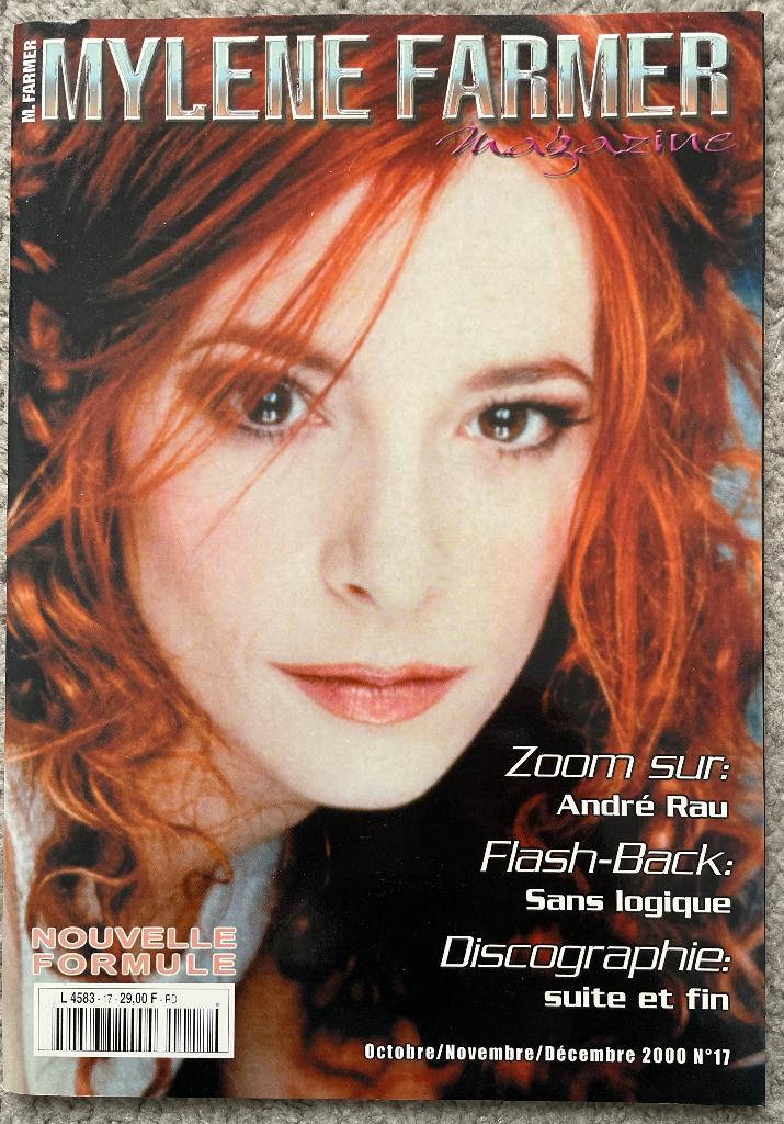 Mylene Farmer magazine 17 (2000), Verzamelen, Muziek, Artiesten en Beroemdheden, Ophalen of Verzenden, Zo goed als nieuw, Boek, Tijdschrift of Artikel