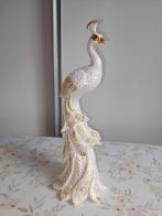 Beeld van "Witte Pauw in Oosterse stijl" (NIEUW), Verzamelen, Beelden en Beeldjes, Ophalen of Verzenden, Nieuw, Dier