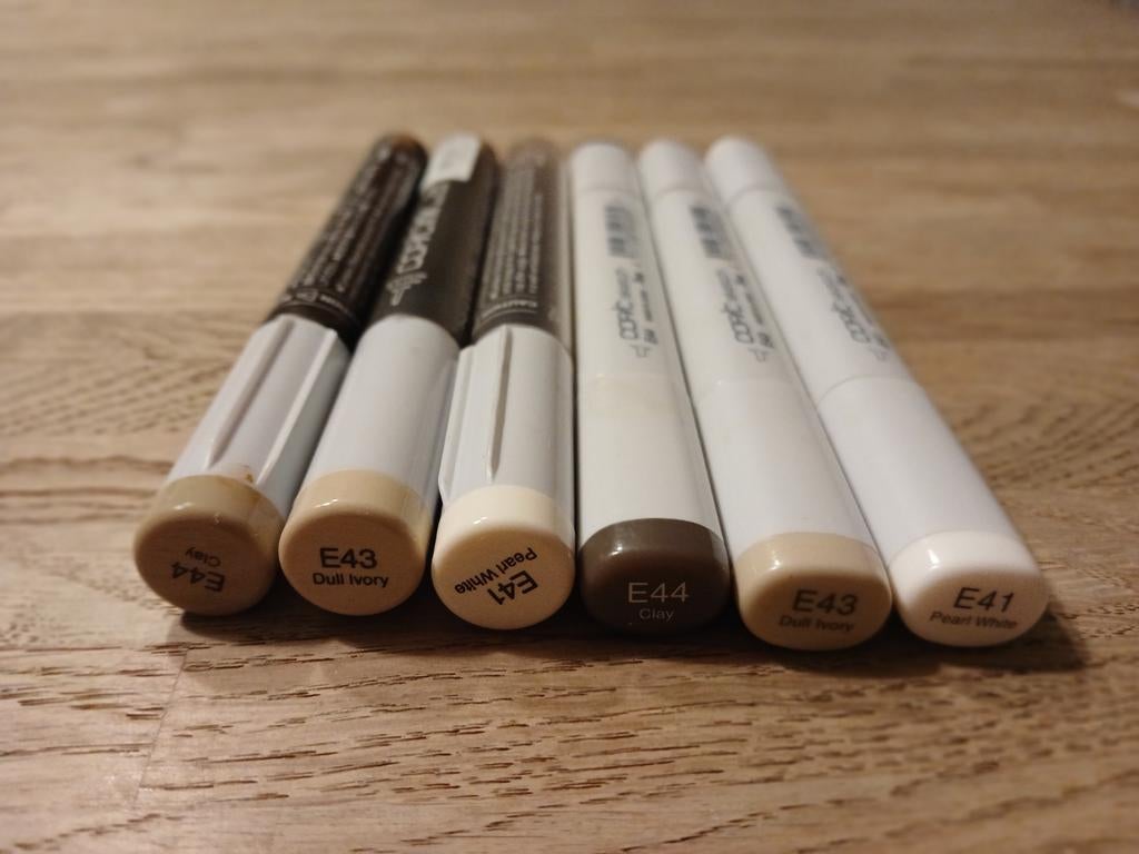 Copic sketch markers, Hobby en Vrije tijd, Ophalen of Verzenden, Gebruikt, Potlood of Stift