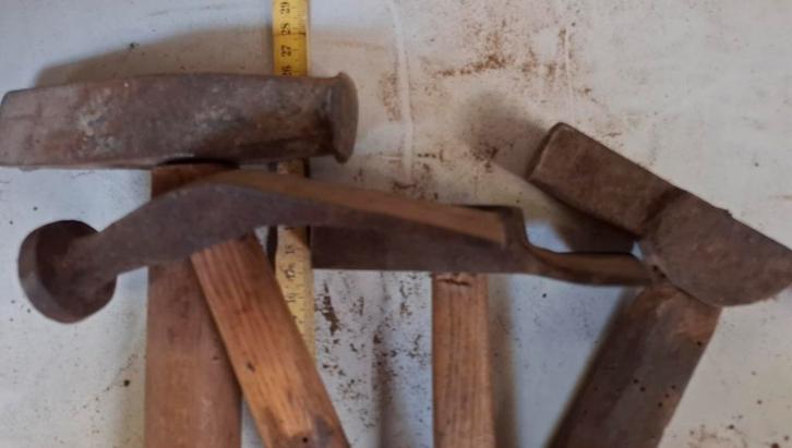 Oude hamers en gereedschap, Doe-het-zelf en Verbouw, Gereedschap | Handgereedschap, Gebruikt, Ophalen