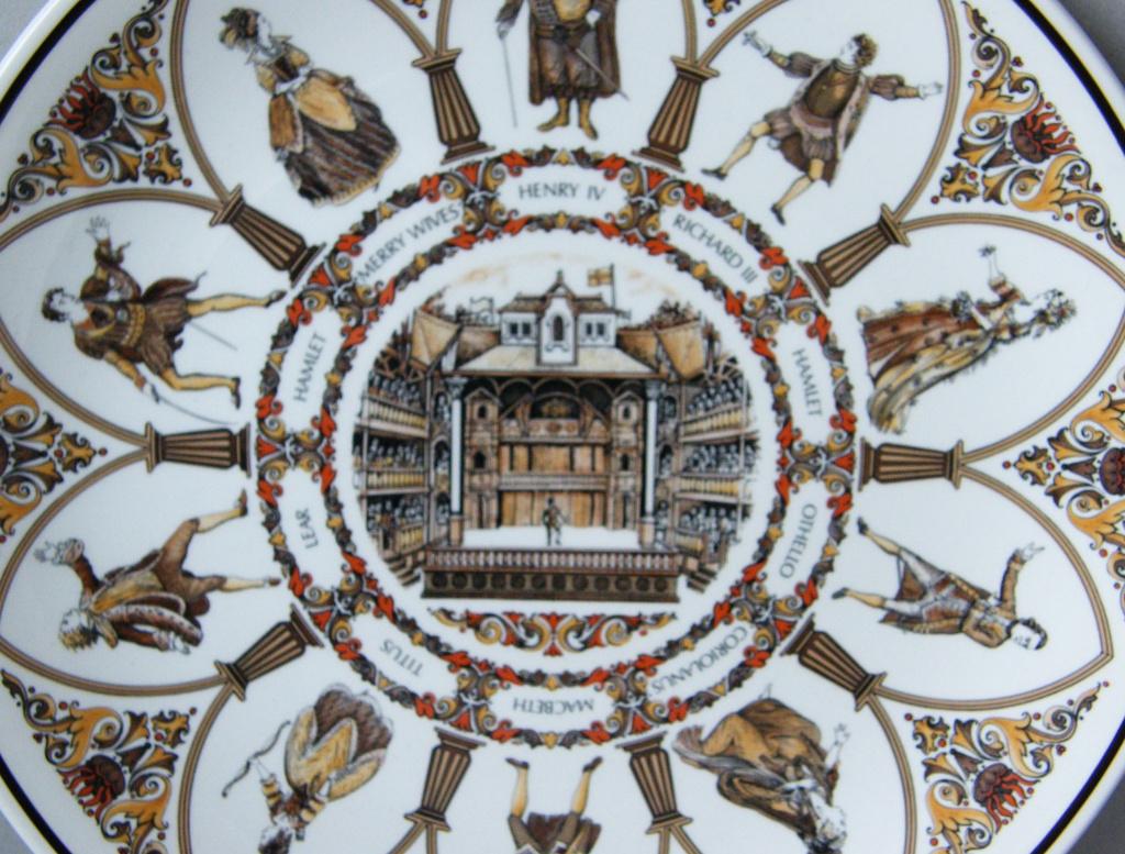 Wedgwood schaal met Shakespeare Characters, Ophalen of Verzenden