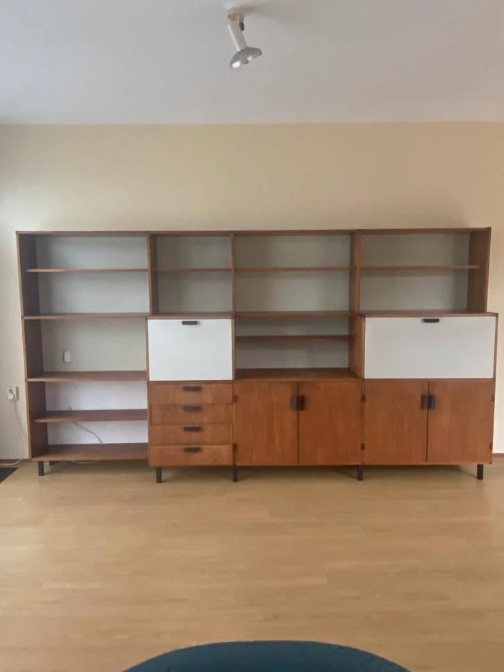 Pastoe vintage kast - Cees Braakman, Huis en Inrichting, Kasten | Boekenkasten, Gebruikt, 200 cm of meer, 150 tot 200 cm, 25 tot 50 cm