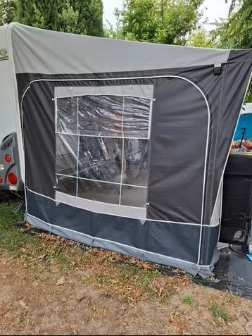 Dorema garda voor- en zijwanden antraciet, Ophalen, Gebruikt