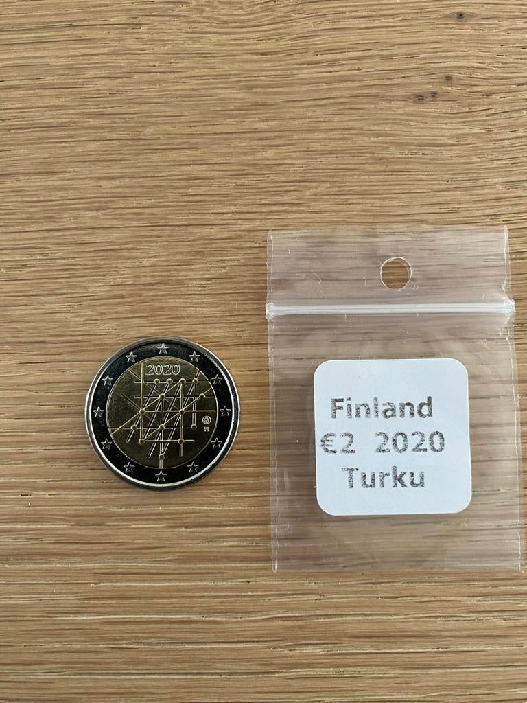 Finland 2 euromunt 2020 - Turku, Ophalen of Verzenden, Finland, 2 euro, Losse munt