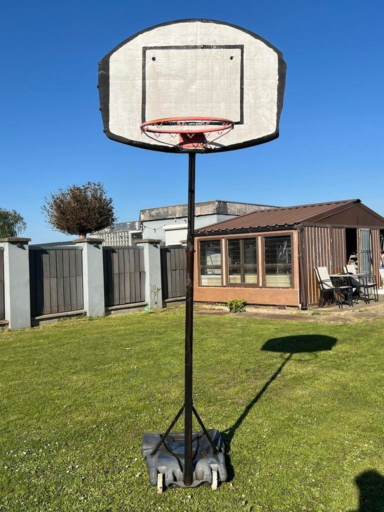 Basketbalpaal met hoop, Ophalen, Gebruikt, Ring, Bord of Paal