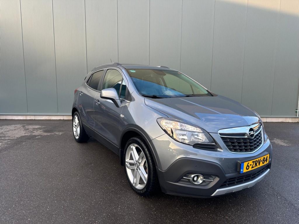 Opel Mokka 1.4 T Cosmo LEDER | OPEN DAK | ONDERHOUDSBOEKJE !, Auto's, Parkeersensor, Euro 5, 4 cilinders, Origineel Nederlands