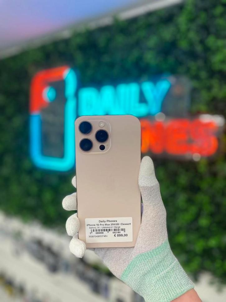 Zo goed als nieuw Apple iPhone 16 Pro Max 256GB, Telecommunicatie, Overige Telecommunicatie, Zo goed als nieuw, Ophalen of Verzenden