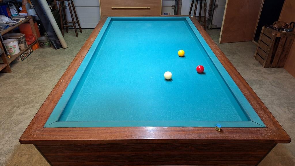 Biljarttafel 210x105, Sport en Fitness, Biljarten en Poolen, Ophalen, Gebruikt, Biljarttafel