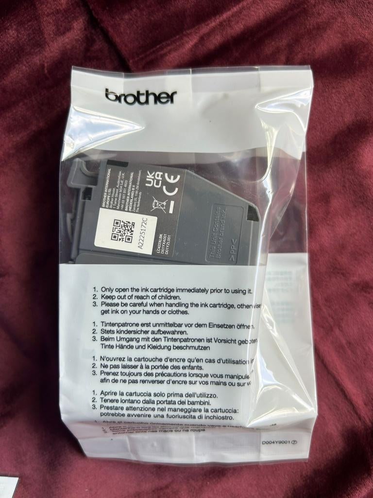 Brother lc422XL BK (Black) inktcartridge, Ophalen of Verzenden, Nieuw, Cartridge, Brother