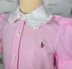 Ralph Lauren roze oxford plissé bloesje maat 5, Meisje, Overhemd of Blouse, Ophalen of Verzenden, Zo goed als nieuw