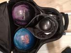 Bowling set: 2 ballen (Wolverine, Jackal Ghost), met koffer, Ophalen of Verzenden
