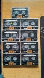 9x Maxell XLII-90 1x opgenomen, Ophalen of Verzenden, Gebruikt, Overige genres, 2 t/m 25 bandjes