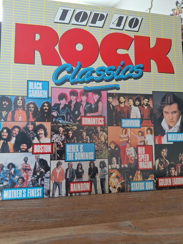 TOP 40 ROCK CLASSICS 1987, Cd's en Dvd's, Vinyl | Verzamelalbums, Ophalen of Verzenden, Zo goed als nieuw, Overige formaten, Pop