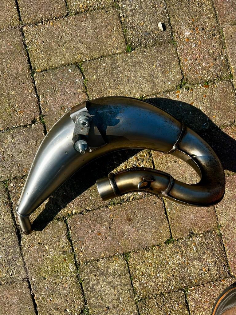 Technigas Aprilia SX50 + carbon einddemper, Ophalen, Gebruikt, Uitlaat