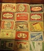 80x Antieke en Bijzondere Etiketten van Luciferdoosjes, Verzamelen, Ophalen