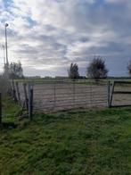 Paardenbak paddock hardhouten palen planken 20x40m omheining, Ophalen, Gebruikt, Palen, Hardhout