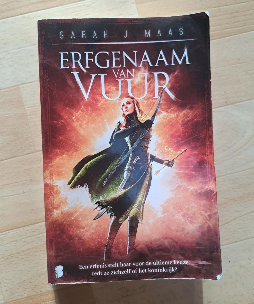 Erfgenaam van vuur, De glazen troon deel 3 Sarah J. MAAS, Boeken, Ophalen of Verzenden