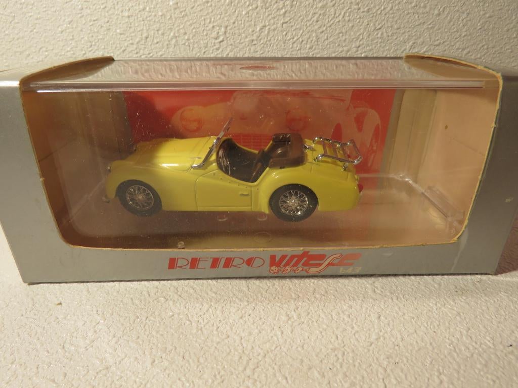 Vitesse 240 Triumph TR3A 1958, Hobby en Vrije tijd, Modelauto's | 1:43, Ophalen of Verzenden, Zo goed als nieuw, Auto, Overige merken