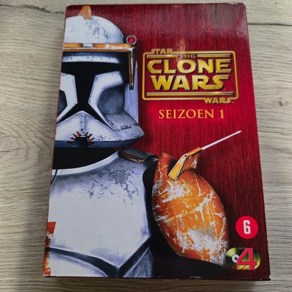 Star Wars the Clone Wars - Seizoen 1 | 4 HALEN = 3 BETALEN, Cd's en Dvd's, Alle leeftijden, Ophalen of Verzenden, Zo goed als nieuw