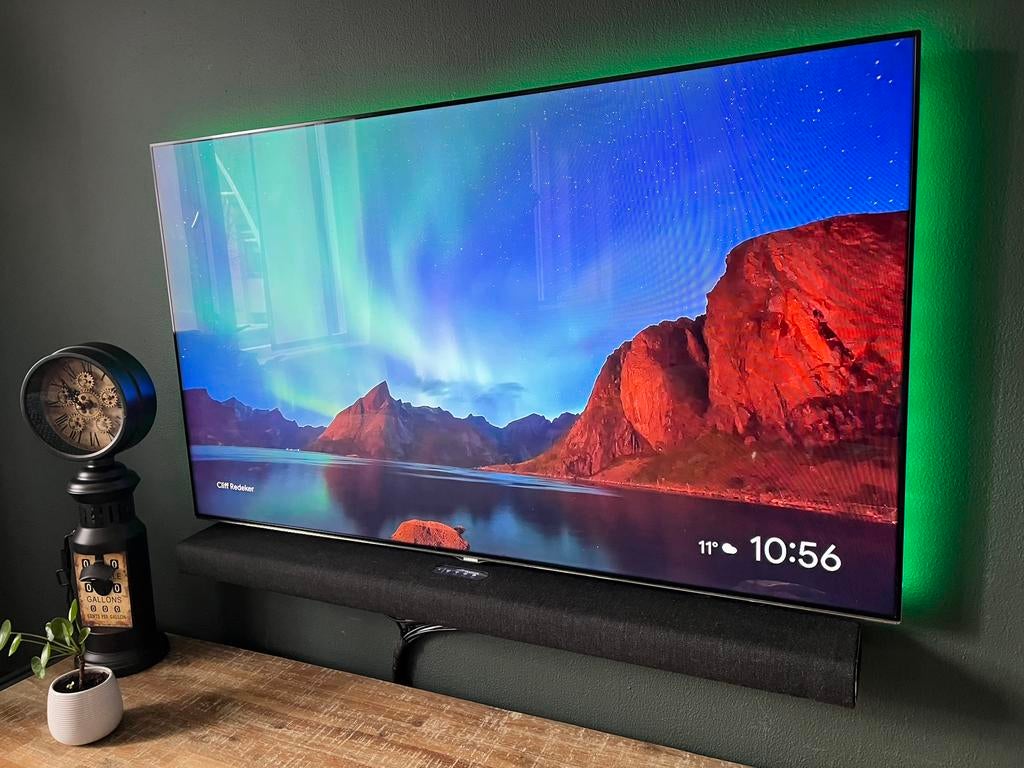 Samsung 55 inch smart tv, Audio, Tv en Foto, Televisies, Ophalen, 120 Hz, Zo goed als nieuw, Samsung