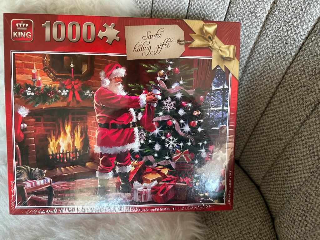 kerstpuzzel 1000 stukjes, Ophalen of Verzenden, 500 t/m 1500 stukjes, Nieuw, Legpuzzel