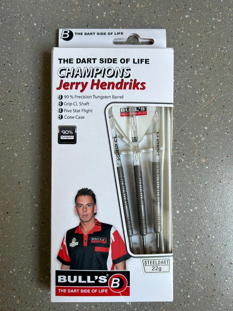 Bull's Jerry Hendriks 22 gram, Sport en Fitness, Darts, Ophalen of Verzenden, Zo goed als nieuw, Pijlen