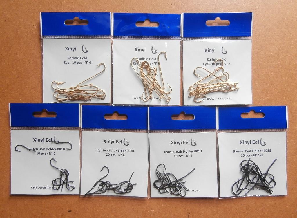 Xinyi zeehaken voor zeebaars, paling en platvis, Verzenden, Nieuw, Haak