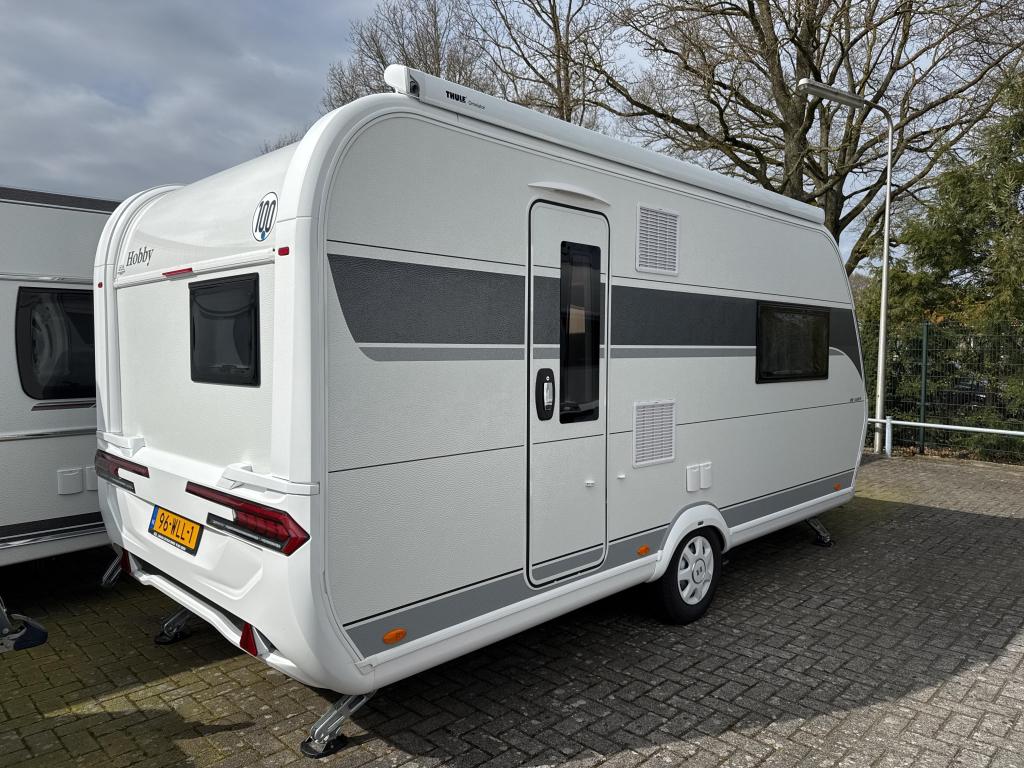 Hobby De Luxe 460 SFF Zeer compleet!, Caravans en Kamperen, Caravans, Hobby, Bedrijf, Tot en met 3, Overige typen