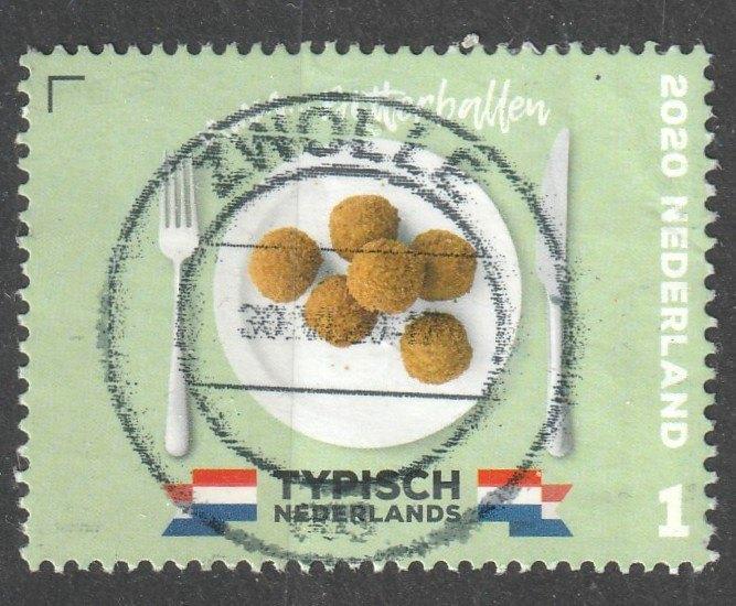 5 TN --Typisch Nederlands 2020 Bitterballen, Verzenden, Na 1940, Gestempeld